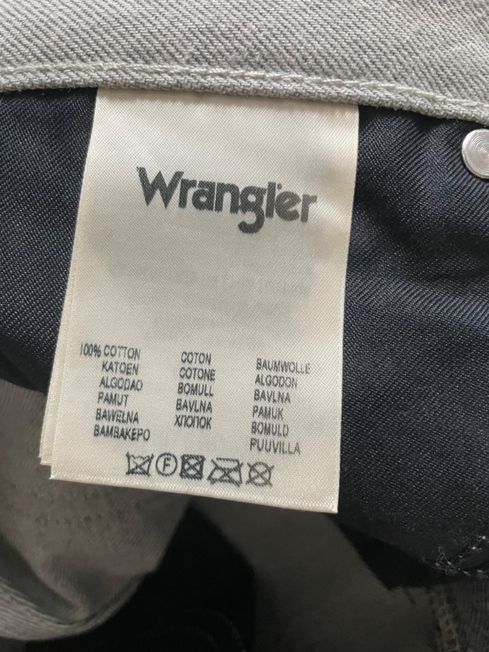 Peter Max x Wrangler colorblock denim '70s retro straight jeans - Picture 9 of 10